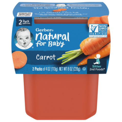 Gerber 2nd Foods Carrots Baby Food