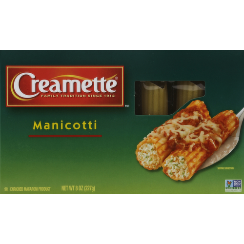 Creamette Manicotti Pasta