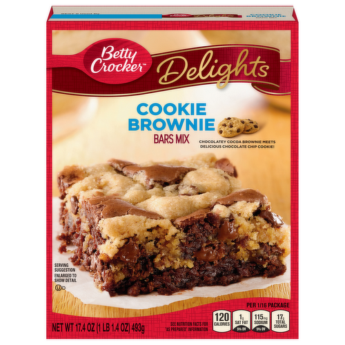 Betty Crocker Supreme Cookie Brownie Bars Mix