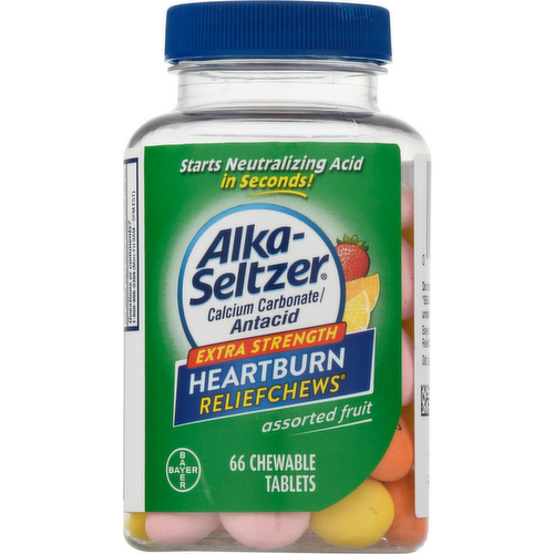 Alka-Seltzer Extra Strength Heartburn ReliefChews Assorted Fruit Chewable Tablets