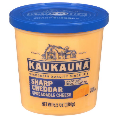 Kaukauna Sharp Cheddar Spreadable Cheese