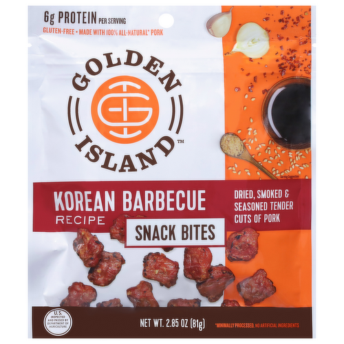 Golden Island Korean Barbeque Recipe Pork Snack Bites