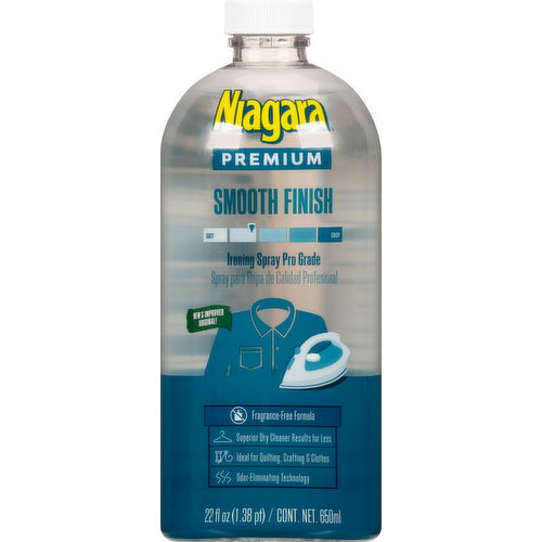 Niagara Premium Smooth Finish Fragrance Free Ironing Spray