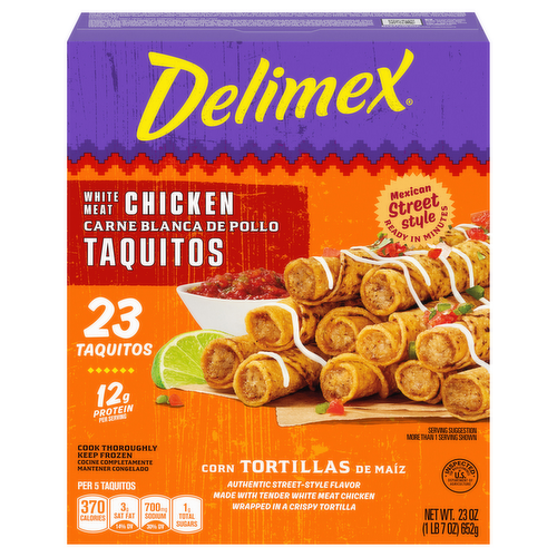 Delimex White Meat Chicken Taquitos