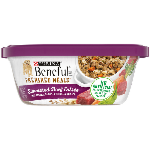 Purina Beneful Simmered Beef Entree Wet Dog Food