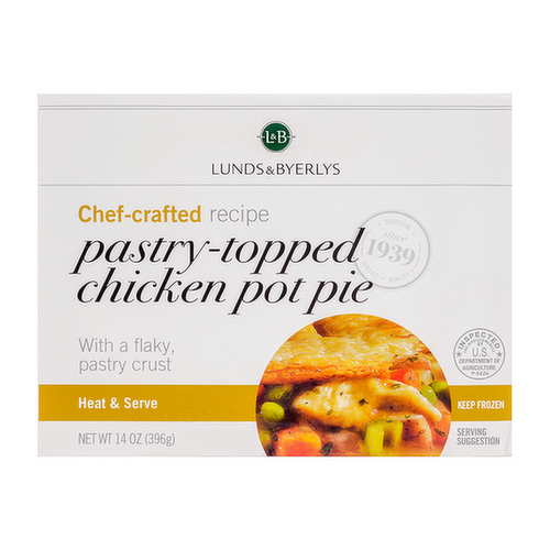 L&B Pastry-Topped Chicken Pot Pie