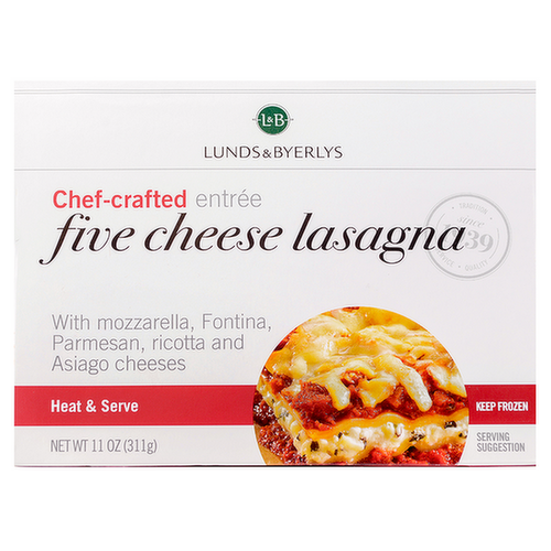 L&B Five Cheese Lasagna