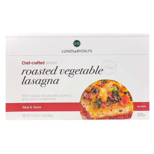 L&B Roasted Vegetable Lasagna Family Size