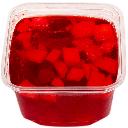 L&B Strawberry Jell-O with Fruit Cocktail