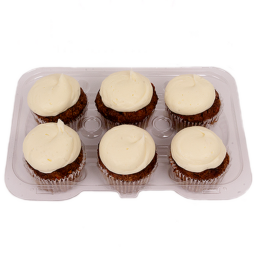 L&B Iced Carrot Cupcakes with Cream Cheese Frosting