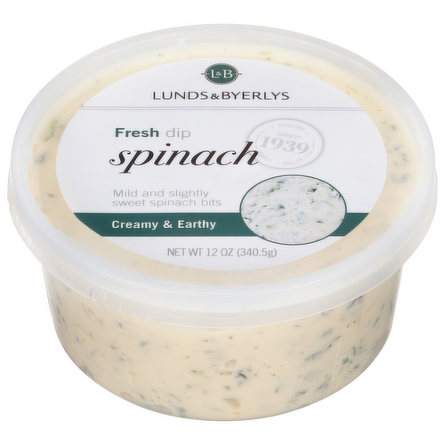 L&B Fresh Spinach Dip