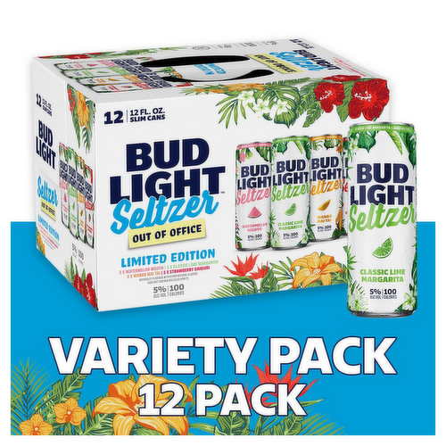 Bud Light Cocktail Hour Hard Seltzer Variety Pack Limited Edition