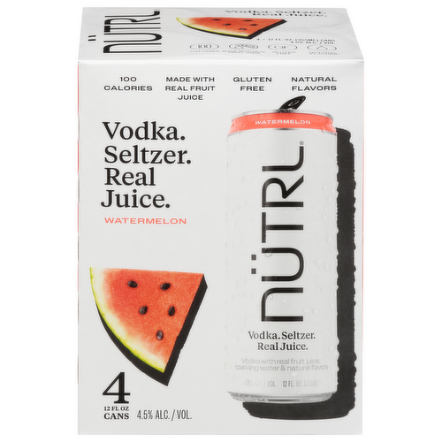 Nutrl Watermelon Vodka Hard Seltzers