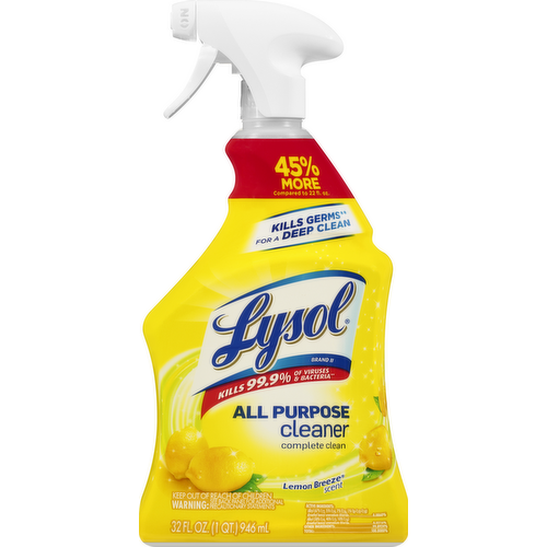 Lysol All-Purpose Cleaner Spray Lemon Breeze Scent