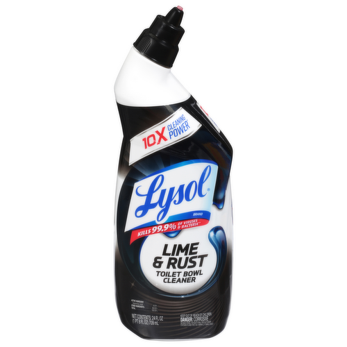 Lysol Power Toilet Bowl Cleaner with Lime & Rust Remover