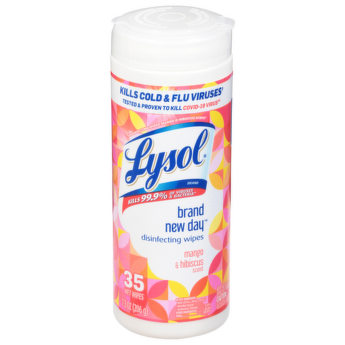 Lysol Disinfecting Wipes Brand New Day Scent