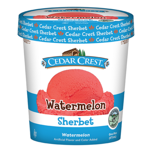 Cedar Crest Watermelon Sherbet