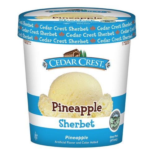 Cedar Crest Pineapple Sherbet