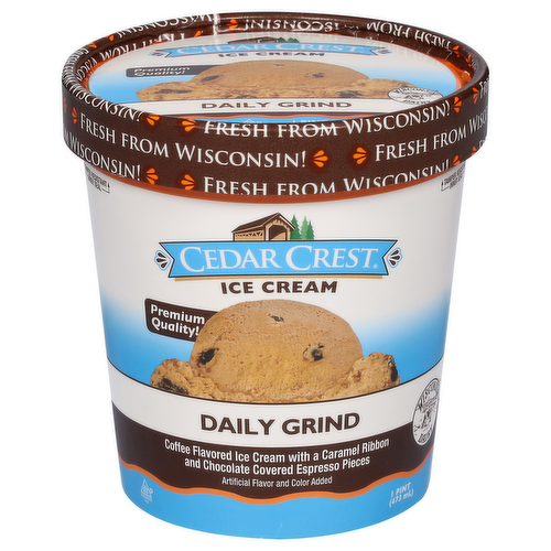 Cedar Crest Daily Grind Ice Cream