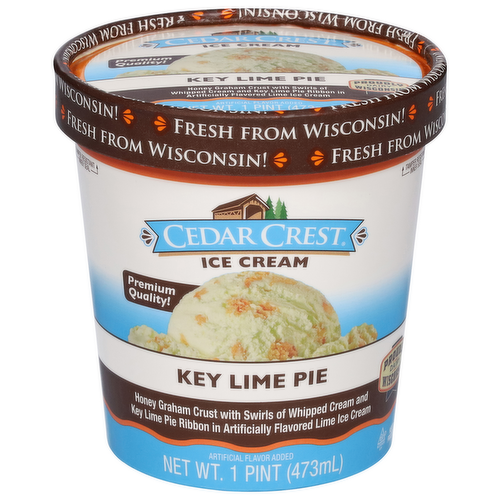 Cedar Crest Key Lime Pie Ice Cream