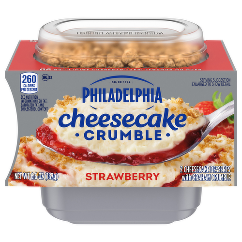 Philadelphia Strawberry Cheesecake Crumble