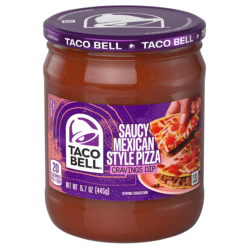 Taco Bell Saucy Mexican Style Pizza Cravings Dip