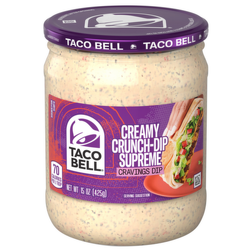 Taco Bell Creamy Crunch-Dip Supreme Craving Dip