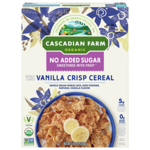 Cascadian Farm Organic Vanilla Crisp Cereal