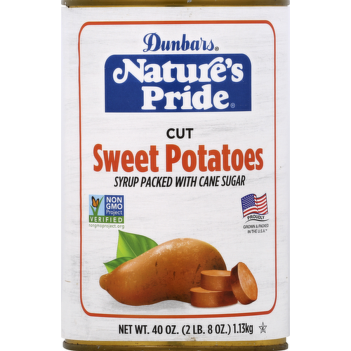 Nature's Pride Cut Sweet Potatoes in Syrup