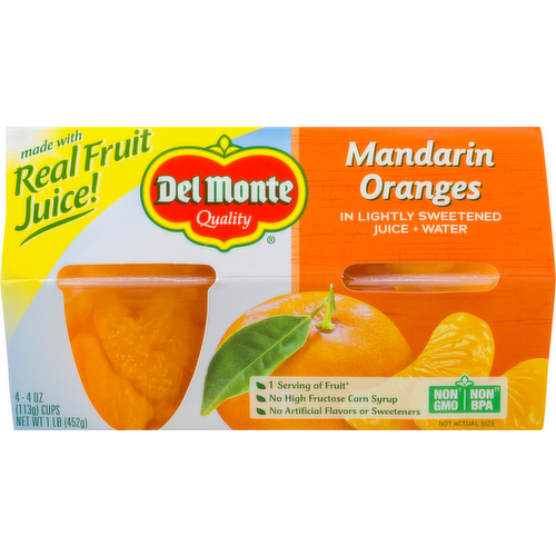 Del Monte Mandarin Oranges in Light Syrup