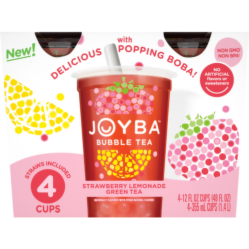 Joyba Bubble Tea Strawberry Lemonade Green Tea