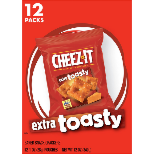 Cheez-It Extra Toasty Baked Snack Crackers Caddy