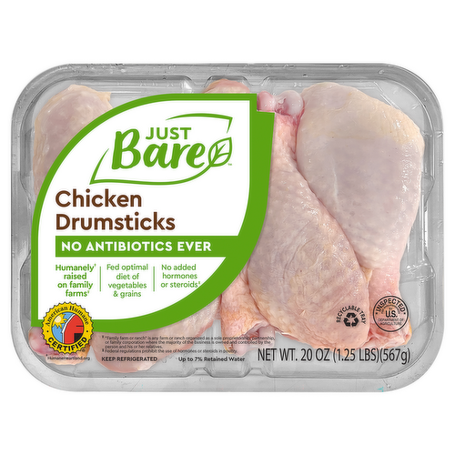 Just Bare Chicken Drumsticks