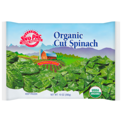 Sno Pac Organic Cut Leaf Spinach