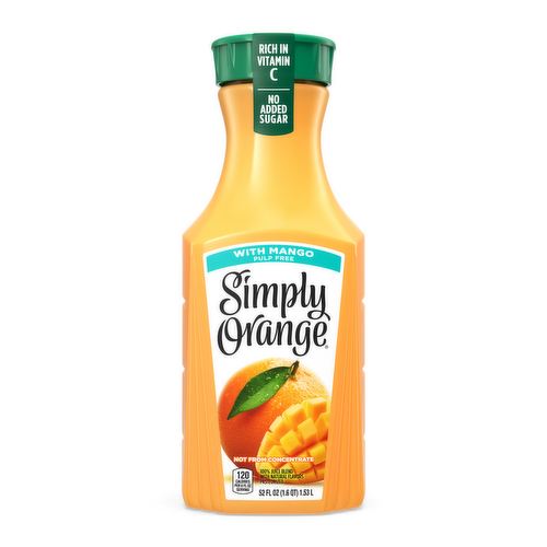 Simply Orange Pulp Free Orange Juice with Mango