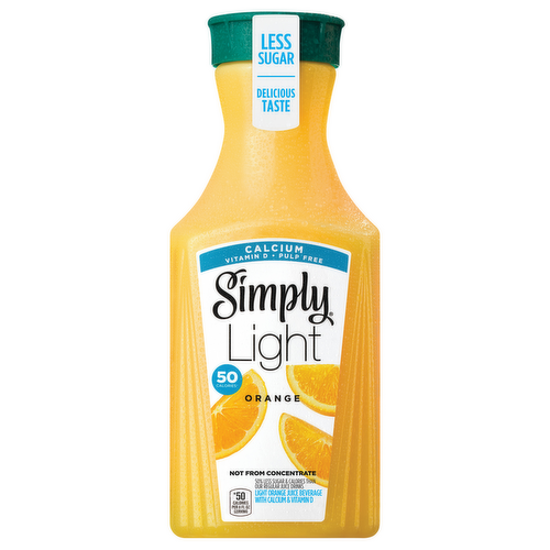 Simply Light Orange Pulp Free Orange Juice with Calcium & Vitamin D