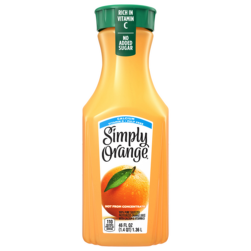 Simply Orange Pulp Free Orange Juice with Calcium & Vitamin D