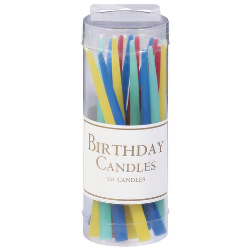 Caspari Birthday Bright Colored Candles