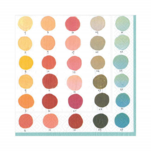 Caspari Lulu's Palette Paper Lunch Napkins