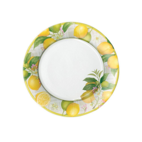 Caspari Citron Paper Plates 8 inch