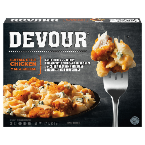 Devour Buffalo Chicken Mac & Cheese