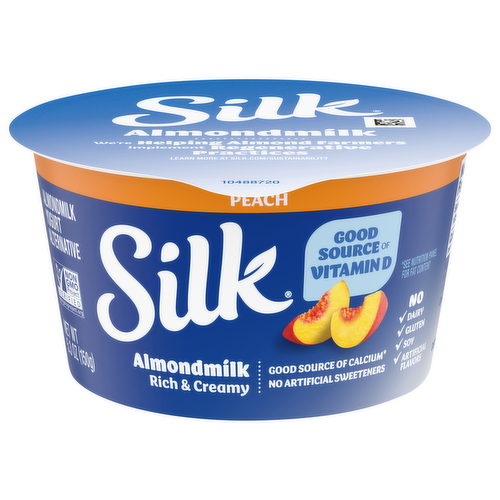 Silk Peach Almond Dairy-Free Yogurt Alternative