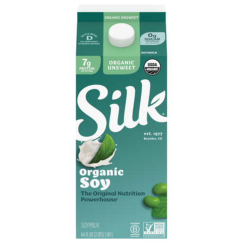 Silk Unsweetened Organic Soy Milk