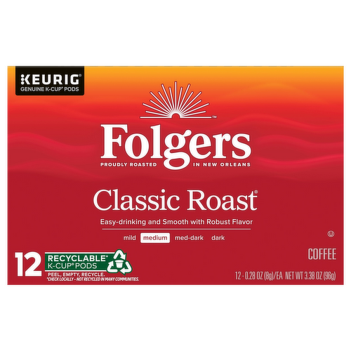 Folgers K-Cups Classic Roast Coffee