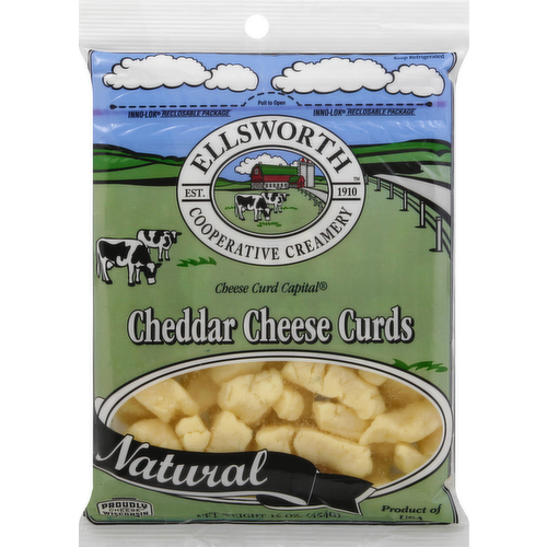 Ellsworth Cooperative Creamery White Cheddar Cheese Curds