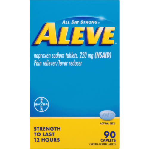 Aleve Pain Reliever Fever Reducer Caplets