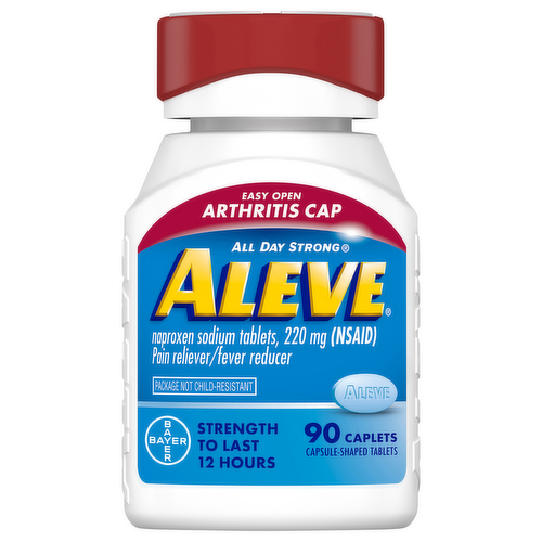 Aleve Easy Open Arthritis Cap Pain Reliever Fever Reducer Caplets