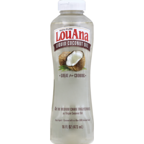 LouAna 100% Pure Liquid Coconut Oil