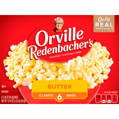 Orville Redenbacher's Butter Classic Bag Microwave Popcorn