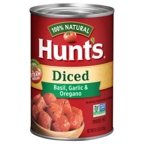 Hunt's Diced Tomatoes with Basil, Garlic & Oregano
